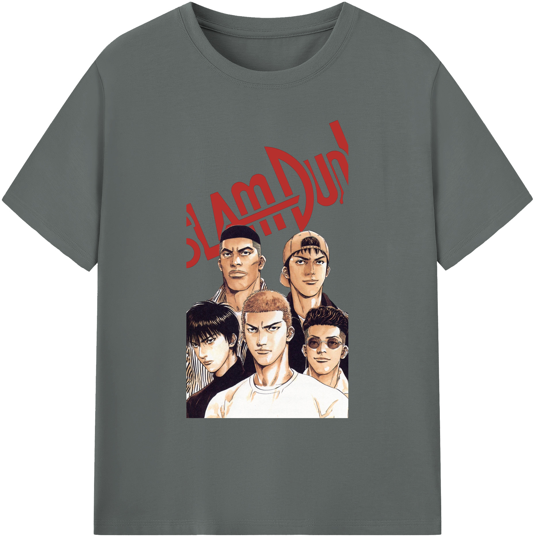 （画像用） SLAM DUNK／スラムダンク 綿100％ メンズ半袖Tシャツ｜肌触りやわらか＆通気性